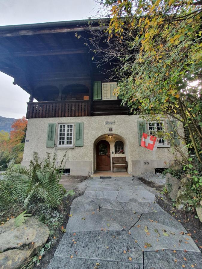 Zentral Gelegene Wohnung Mit Grossem Garten Interlaken Eksteriør bilde